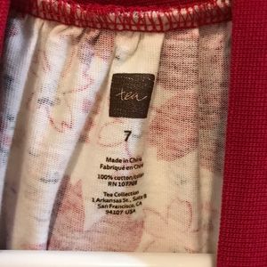 Tea Collection | Dresses | Tea Collection Girls 7 Red Ivory Cherry ...